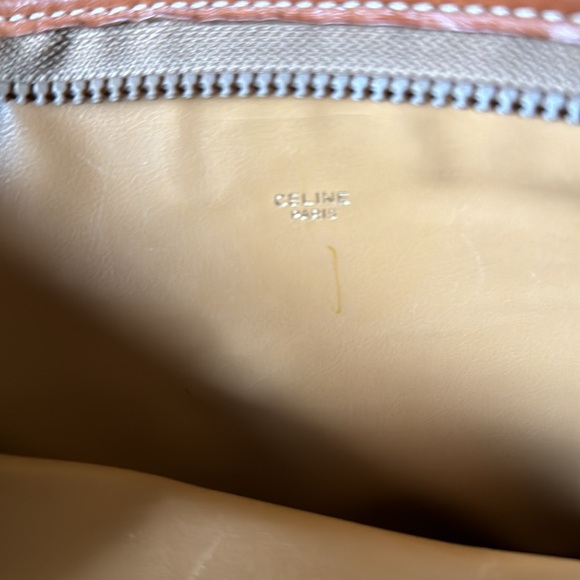 Celine Macadam Beige Cosmetic Pouch - Picture 9 of 10